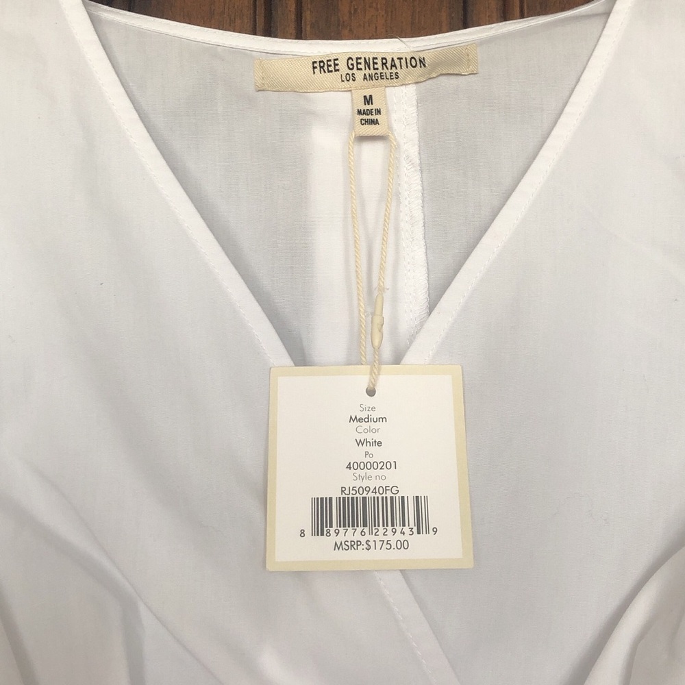 Free Generation Pleat Ruffled Shirt - Picture 7 of 8